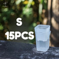 15 Self-Watering Plant Pots with Reservoirs for Mini Seedlings, Flowerpots, and Translucent Plastic Planters