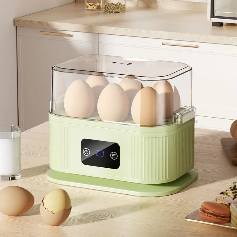 TINSOL 200W High-Power Smart Egg Steamer with Timer Function, Multipurpose Electric Egg Cooker, Kitchen Breakfast Maker