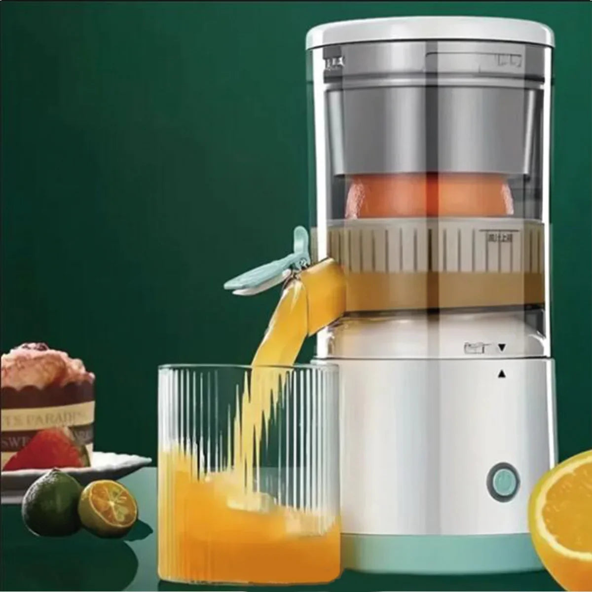 High juice output for oranges, USB rechargeable electric squeeze, and a new portable home juicer