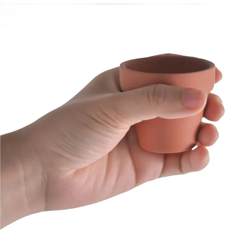 Ten pieces Pottery Planter Cactus Flower Pot Succulent Pot with Drainage, 2.2" Terra Cotta Pots Hole: Perfect for Crafts and Plants