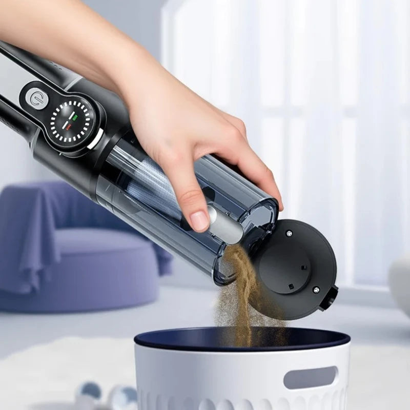 Wireless, one-button, high-power, portable car hoover cleaner vacuum cleaner large suction mini handheld vacuum cleaner