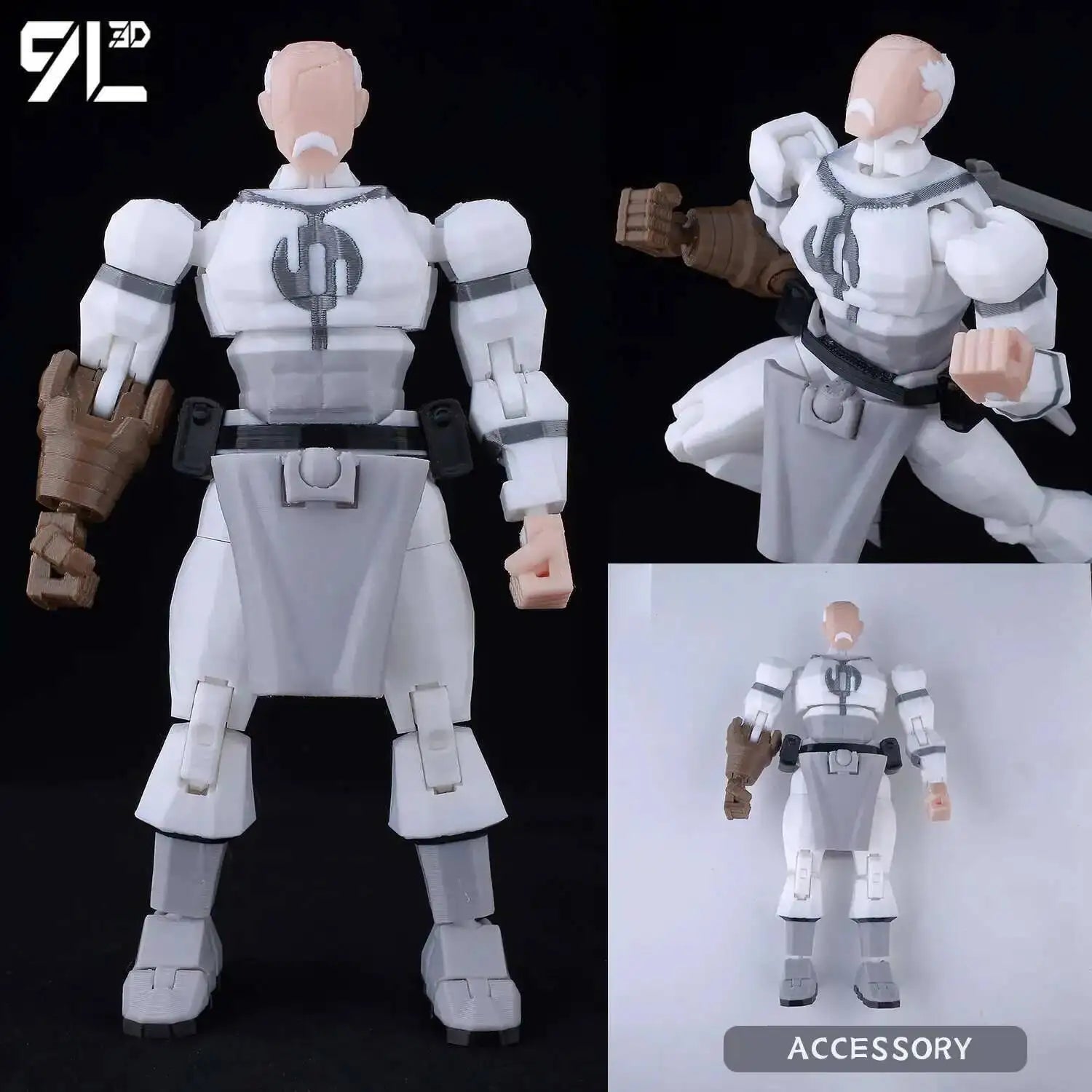 Superheroes Invincible 2.0 Anime Multi-Jointed Shapeshift Toys, Action Figures, Mannequin Model Ornaments, and Gifts Made with 9L3D Printing