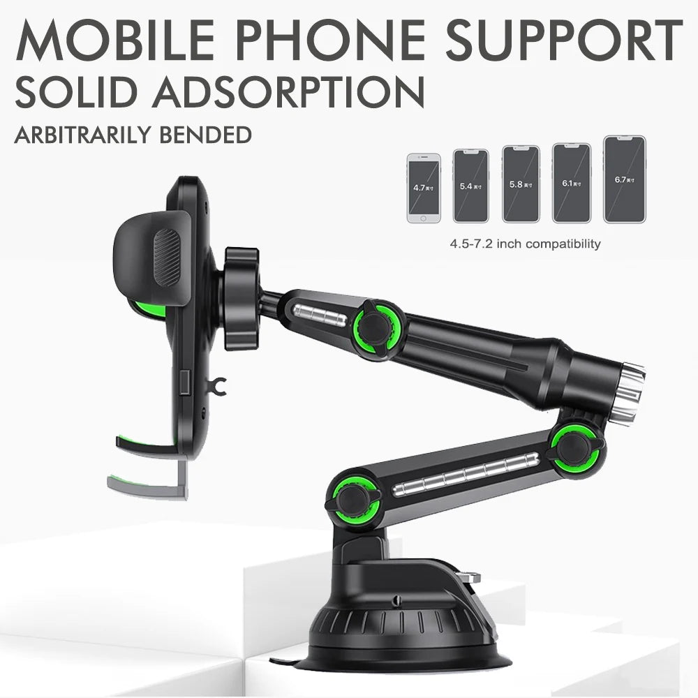 Suction Cup Car Phone Holder Mount for Windscreen, Dashboard and Windows with Sticky Gel Pad Compatibility