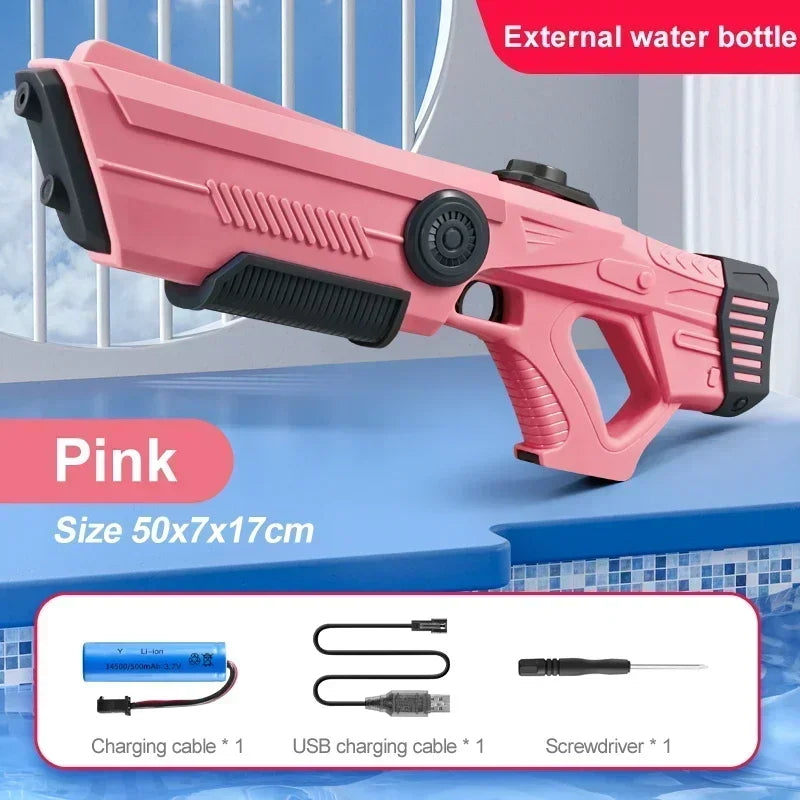 Children's Water Toys for Boys, Summer Outdoor Pool Fight Games, and Automatically Watering High Pressure Electric Water Gun Toys