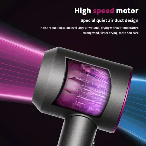 A lightweight, thermostatic styling tool for smooth hair, this 5-in-1 professional hair dryer has both hot and cold air capabilities.