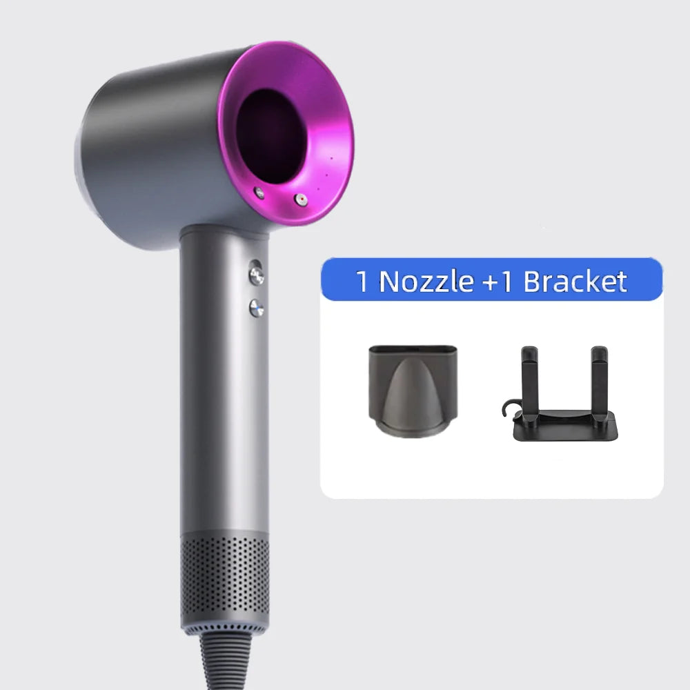 High-speed, blade-free negative ion hair dryer Silent, fast drying with high power Transportable, ideal for both home and travel