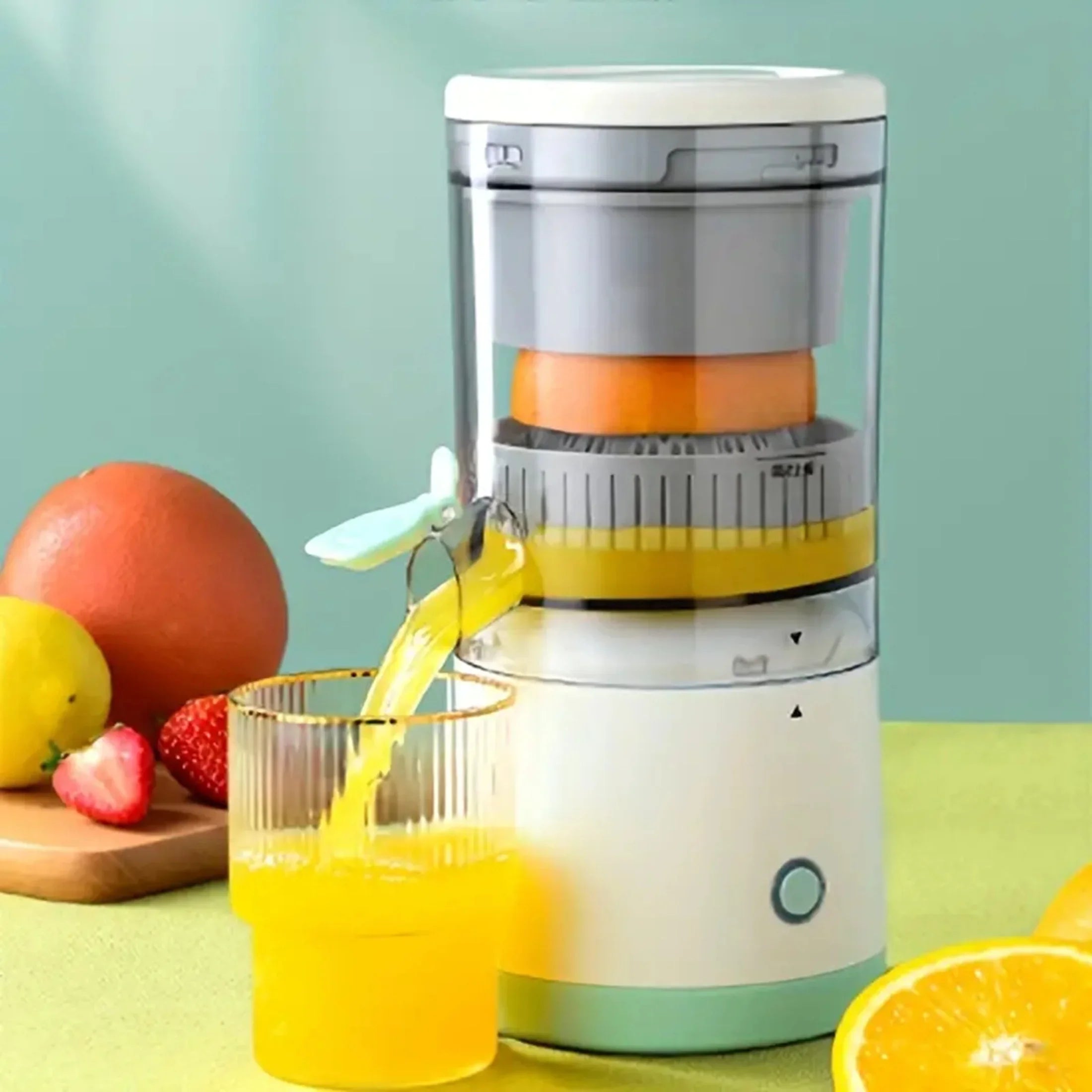 High juice output for oranges, USB rechargeable electric squeeze, and a new portable home juicer