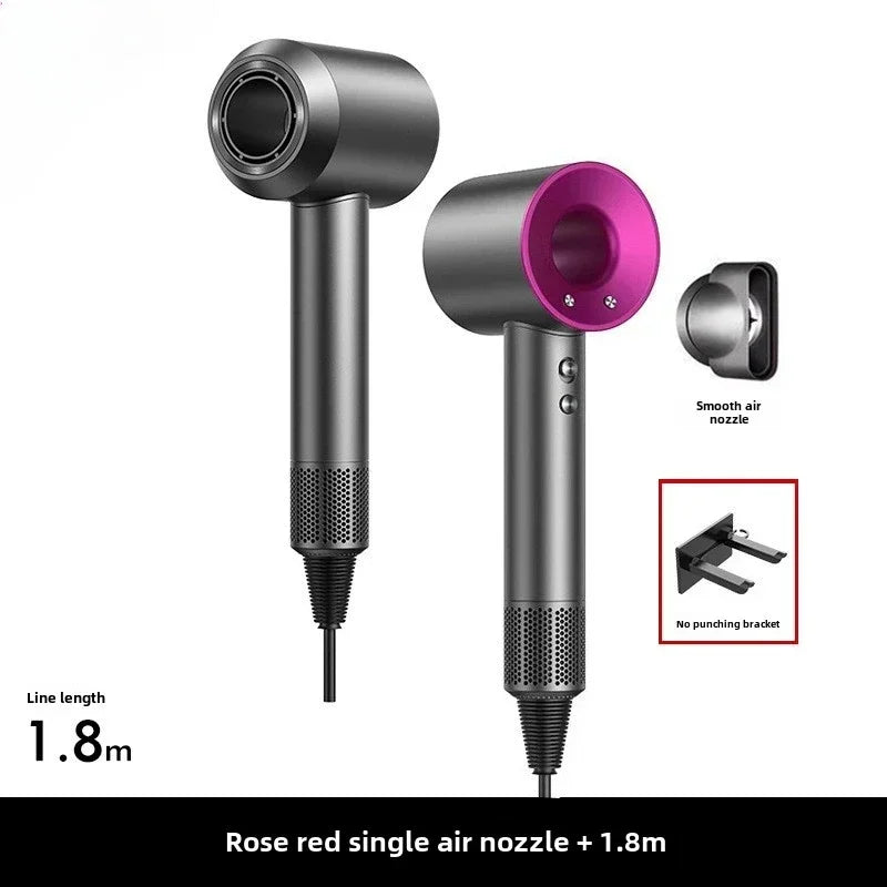A lightweight, thermostatic styling tool for smooth hair, this 5-in-1 professional hair dryer has both hot and cold air capabilities.