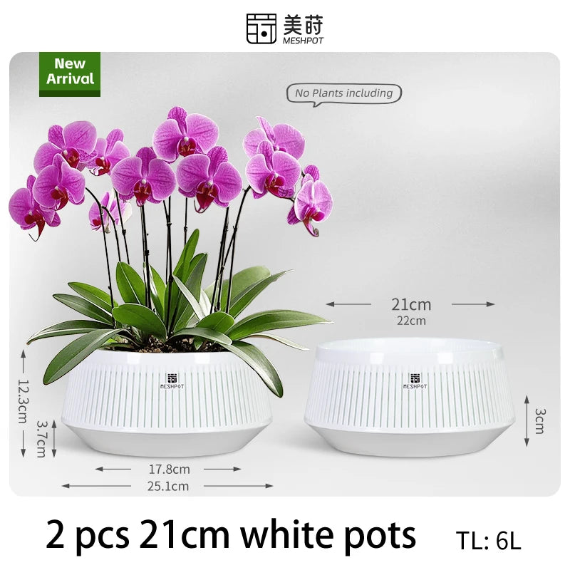 Orchid Meshpot with Holes African violet ornamental flower pots with adequate air circulation and air pruning