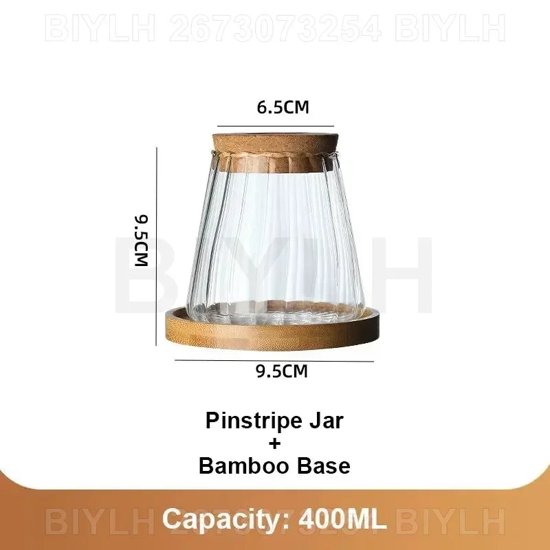 Two and a half Hydroponic Glass Flower Pots for Home Decor, Transparent Small Vase Plant Pots with Base Tray Garden Accessories