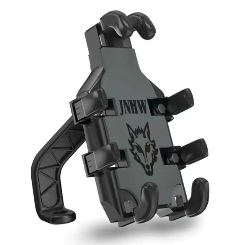For motorcycles, scooters, ATVs, bicycles, e-bikes, and cell phones, VIKEFON Universal New Upgraded Eight Claws Mobile Phone Holder