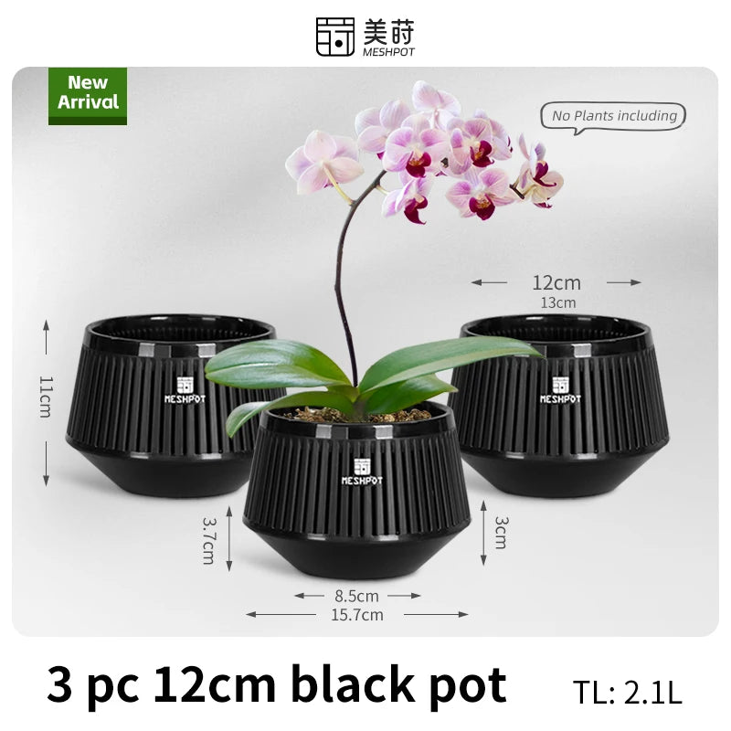 Orchid Meshpot with Holes African violet ornamental flower pots with adequate air circulation and air pruning