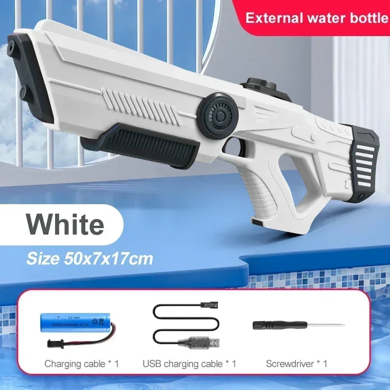 Children's Water Toys for Boys, Summer Outdoor Pool Fight Games, and Automatically Watering High Pressure Electric Water Gun Toys