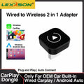 AI Smart Box Car Intelligent Systems for Wired CarPlay Cars with a 2-in-1 Wireless CarPlay Dongle and Wireless Android Auto Adapter