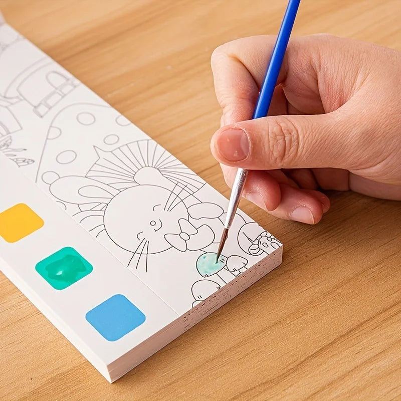 Children's Graffiti Picture Colouring Drawing Toys and Watercolour Painting Books for Christmas, Easter, and Thanksgiving