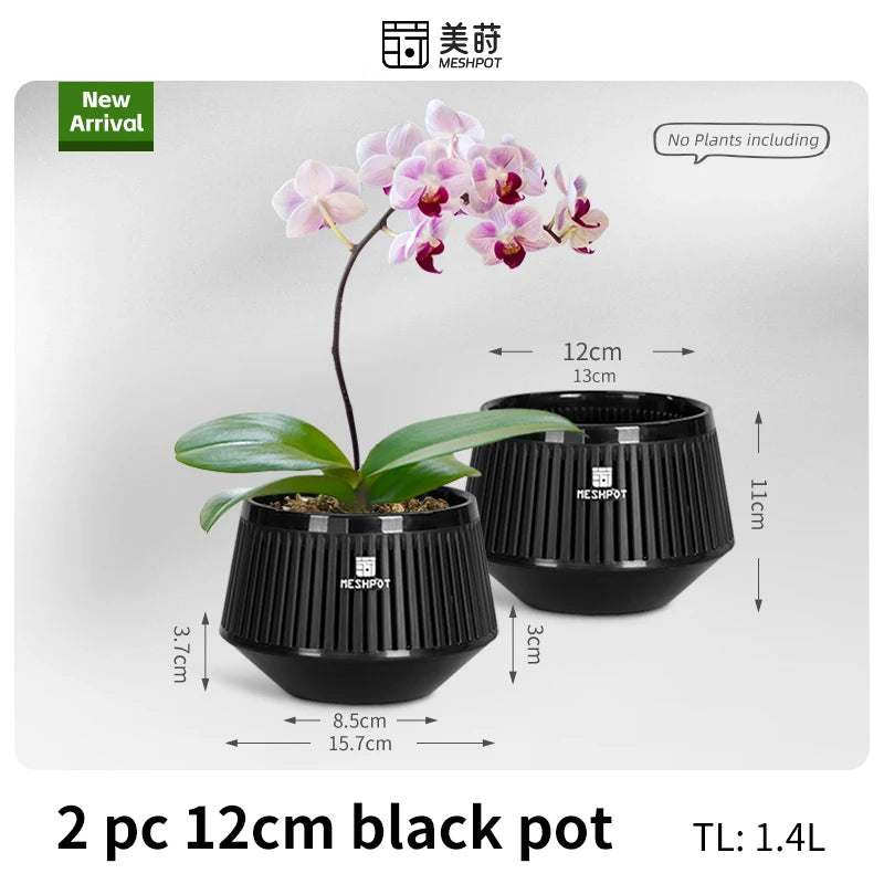 Orchid Meshpot with Holes African violet ornamental flower pots with adequate air circulation and air pruning