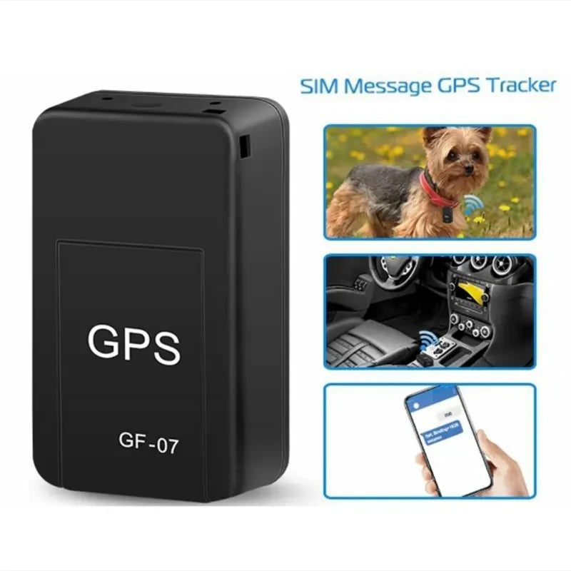 GPS Position App for Motorcycles, Cars, and Magnetic Vehicle Trackers for Pets, Children, and the Elderly Gf07 Mini Tracking Locator