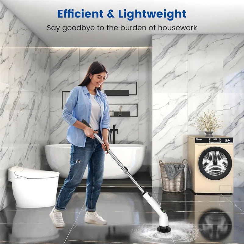 Hair brushes, bathroom brooms, toilet mop heads, kitchen appliances, cordless multipurpose spin scrubber and electric cleaning brush