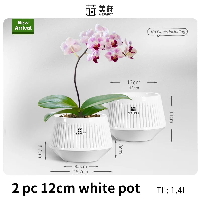 Orchid Meshpot with Holes African violet ornamental flower pots with adequate air circulation and air pruning