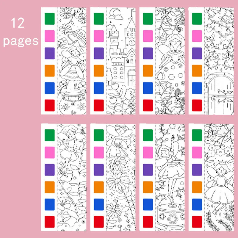 Children's Graffiti Picture Colouring Drawing Toys and Watercolour Painting Books for Christmas, Easter, and Thanksgiving