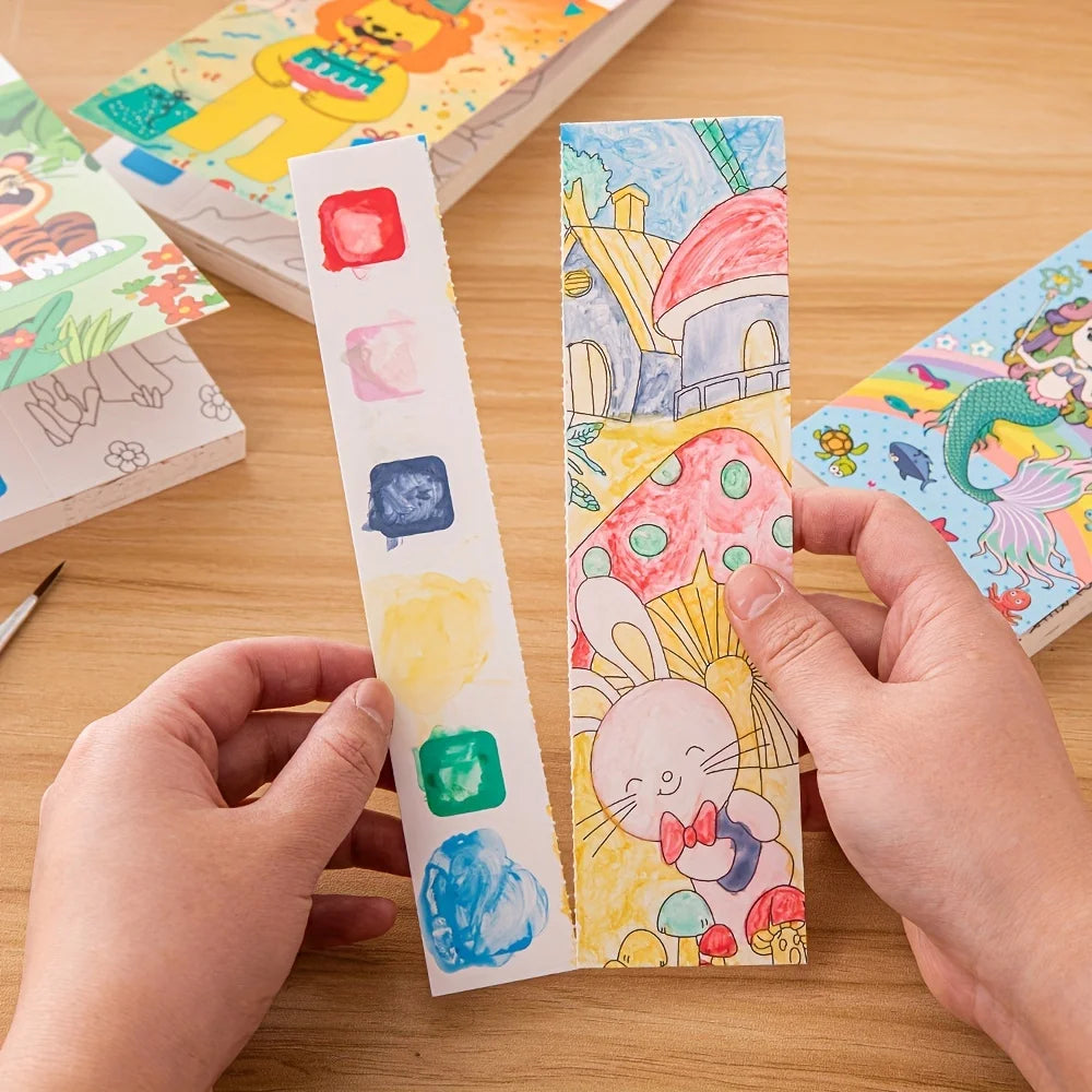 Children's Graffiti Picture Colouring Drawing Toys and Watercolour Painting Books for Christmas, Easter, and Thanksgiving