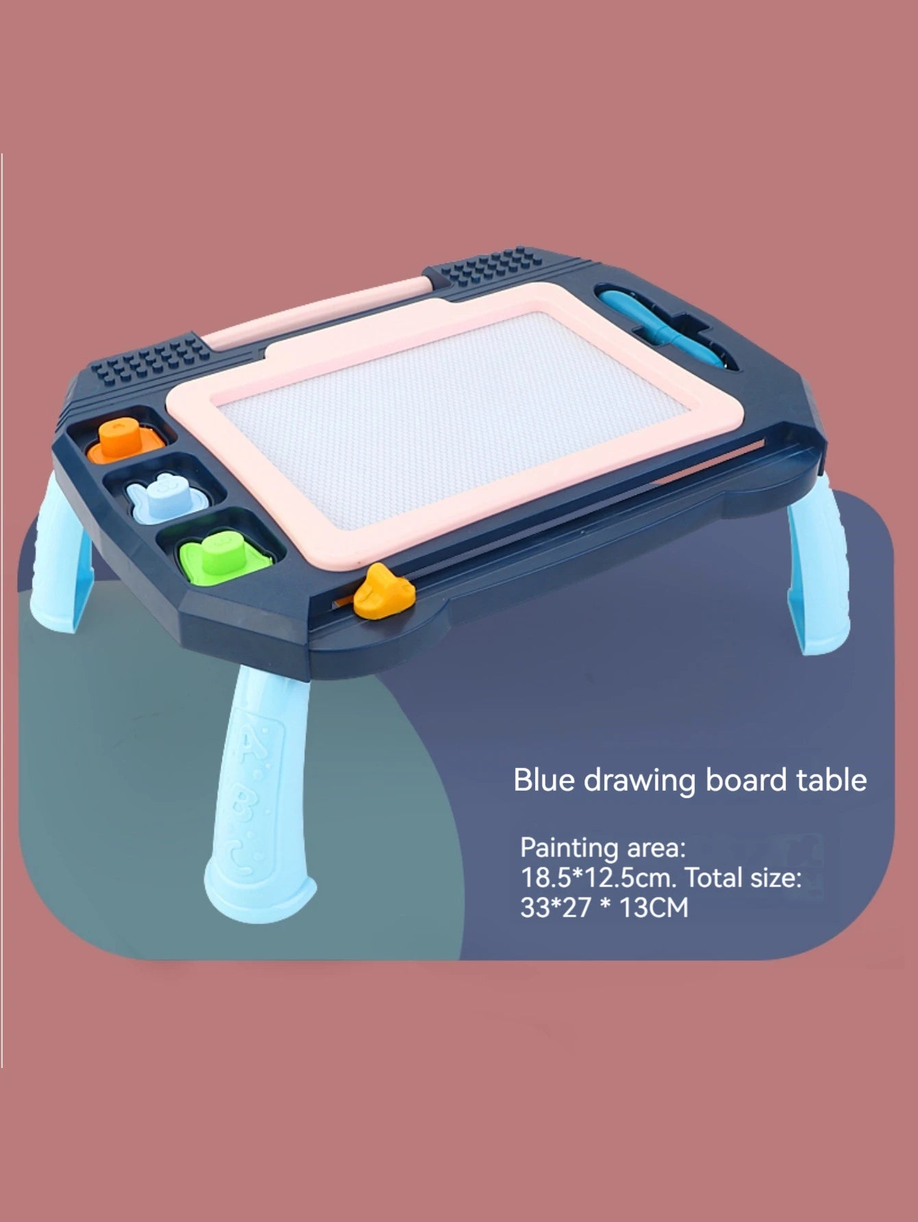 Children's drawing board, handwriting board, mini magnetic writing board, carabiner, lovely, adorable toy pendant