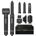 Professional Negative Ion Curling Iron Hair Straightener Brushless Motor High Speed Hair Dryer Hot Comb Set, 7-in-1 Hair Dryer