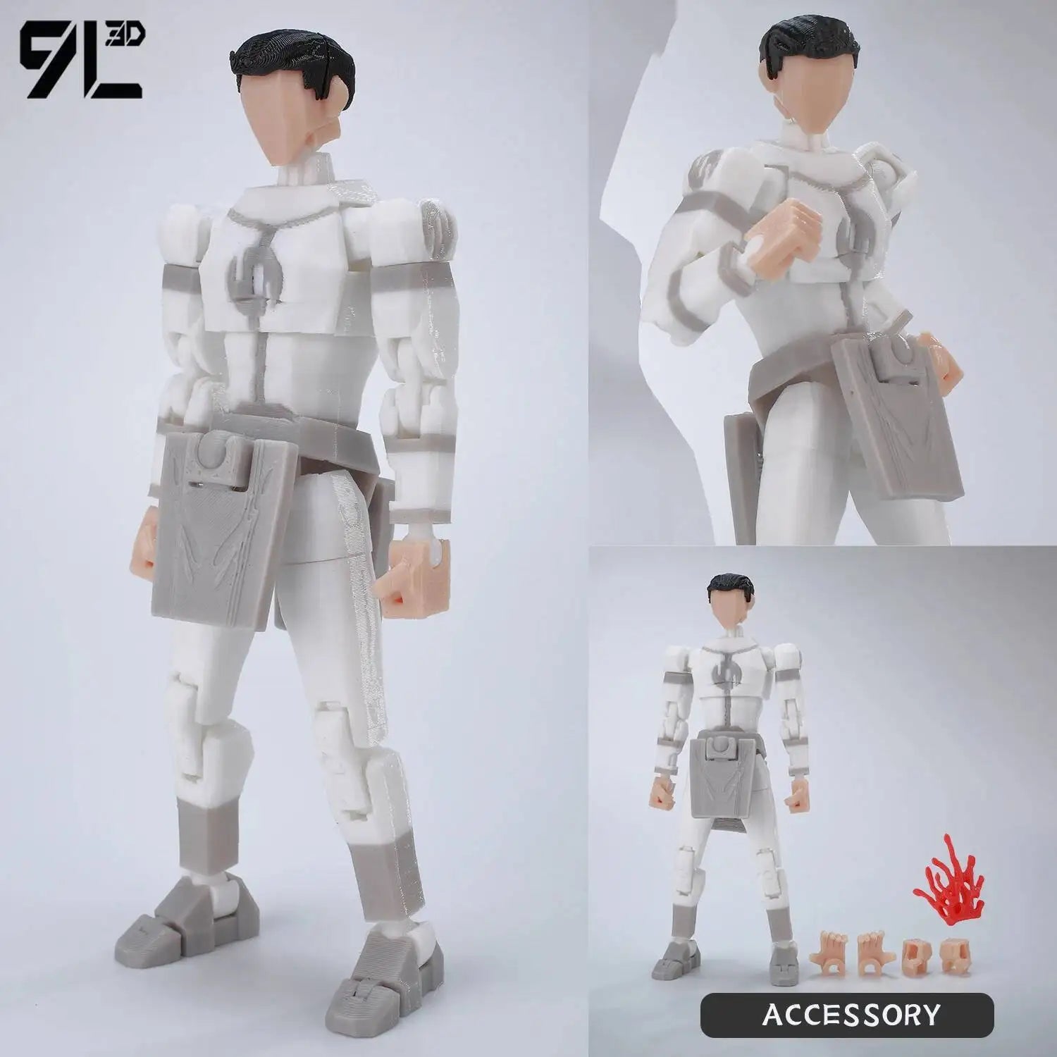 Superheroes Invincible 2.0 Anime Multi-Jointed Shapeshift Toys, Action Figures, Mannequin Model Ornaments, and Gifts Made with 9L3D Printing