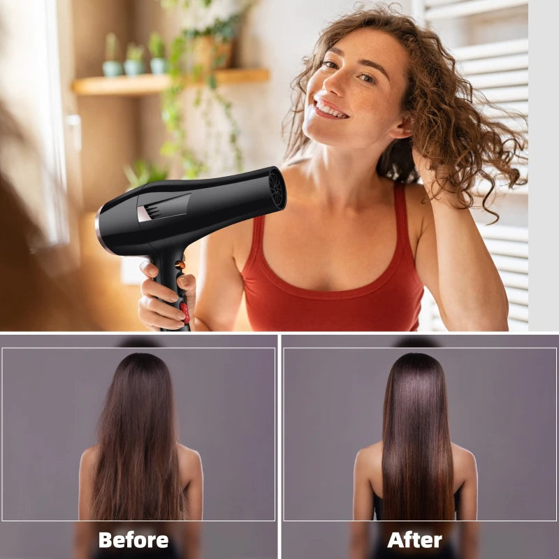 Women's Styling Tool for Homes and Hotels: Expert High-Power Hair Dryer for Salon with Constant Temperature Quick Dry