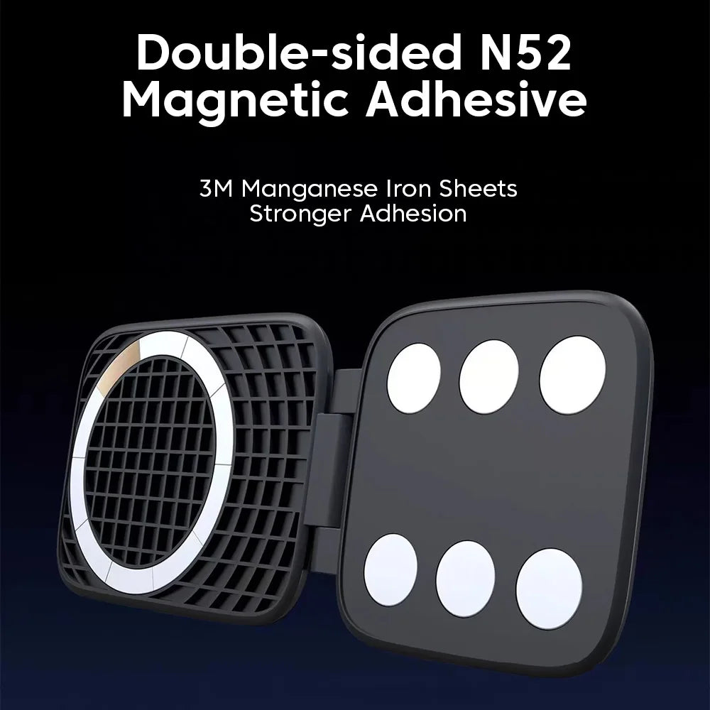 Adjustable, foldable, anti-shake, ultrathin car magnetic mobile phone holder with universal stand accessories