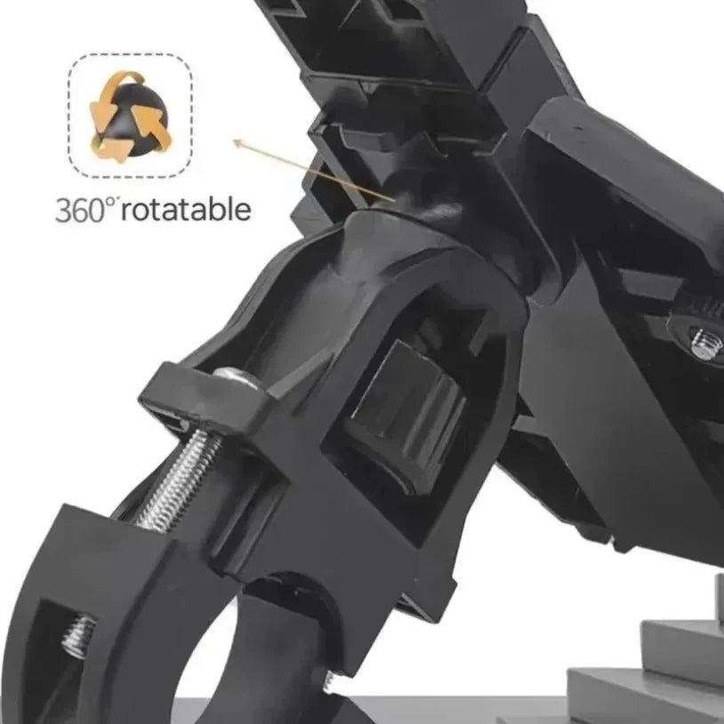 For motorcycles, scooters, ATVs, bicycles, e-bikes, and cell phones, VIKEFON Universal New Upgraded Eight Claws Mobile Phone Holder