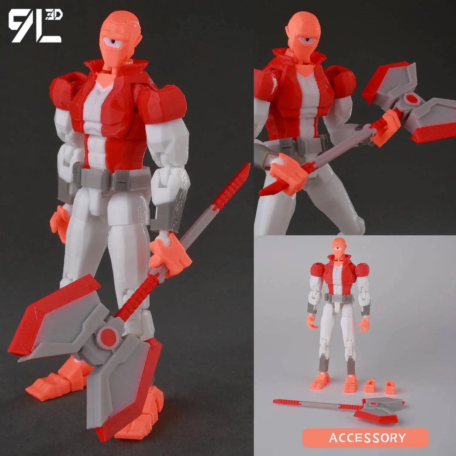 Superheroes Invincible 2.0 Anime Multi-Jointed Shapeshift Toys, Action Figures, Mannequin Model Ornaments, and Gifts Made with 9L3D Printing