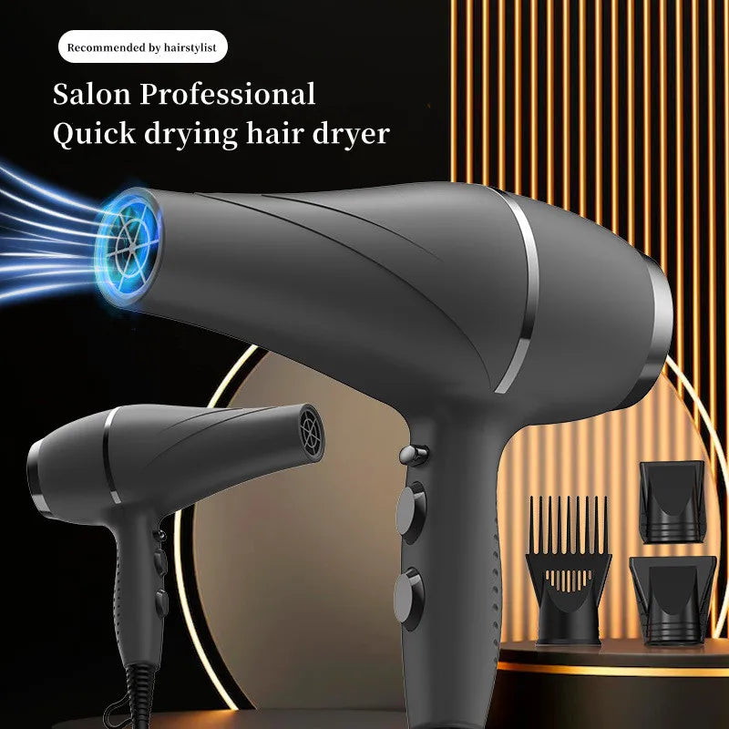 Popular 2200w High-Power Fast Drying Hair Dryer with Bass Noise Abatement for Home Hair Salons, Model 110V/220V