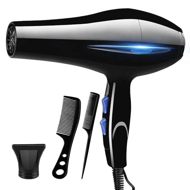 2200W Professional Powerful Hair Dryer with Quick Hot and Cold Heating Air-collecting Ionic Air Blow Dryer