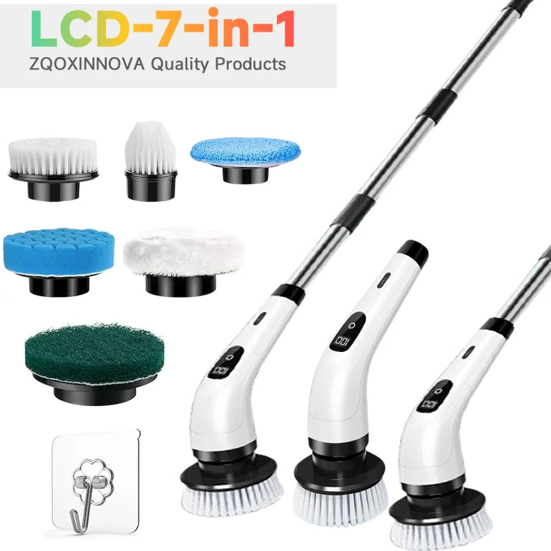 Hair brushes, bathroom brooms, toilet mop heads, kitchen appliances, cordless multipurpose spin scrubber and electric cleaning brush