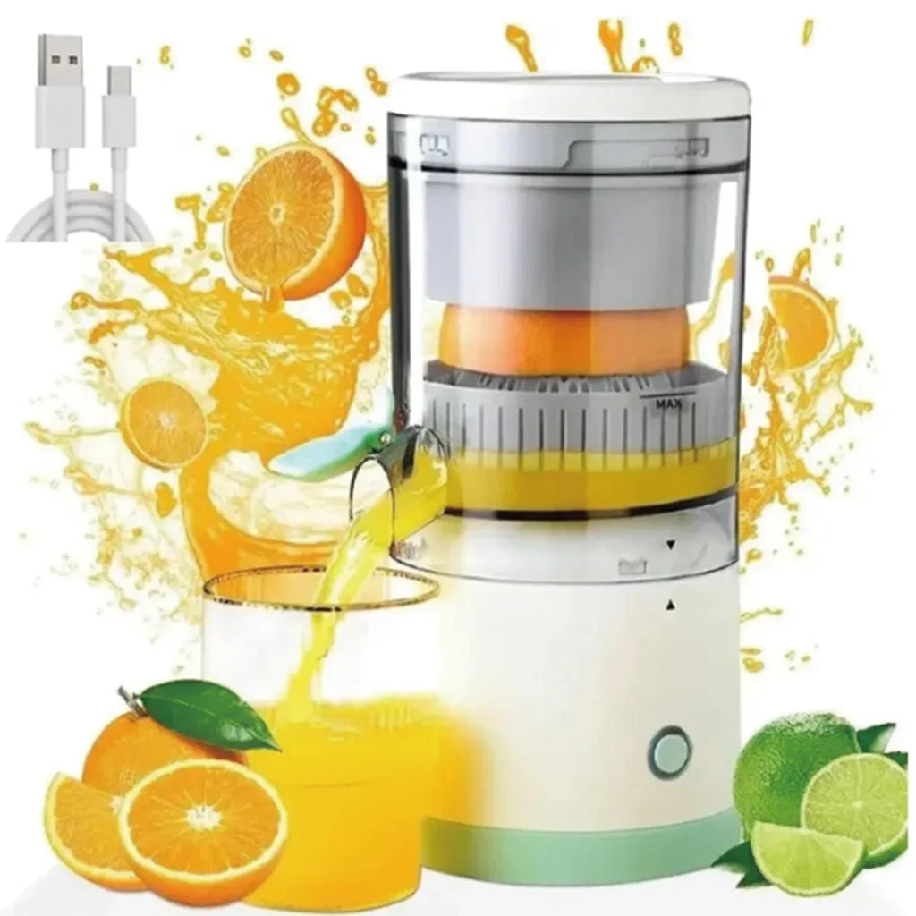 High juice output for oranges, USB rechargeable electric squeeze, and a new portable home juicer