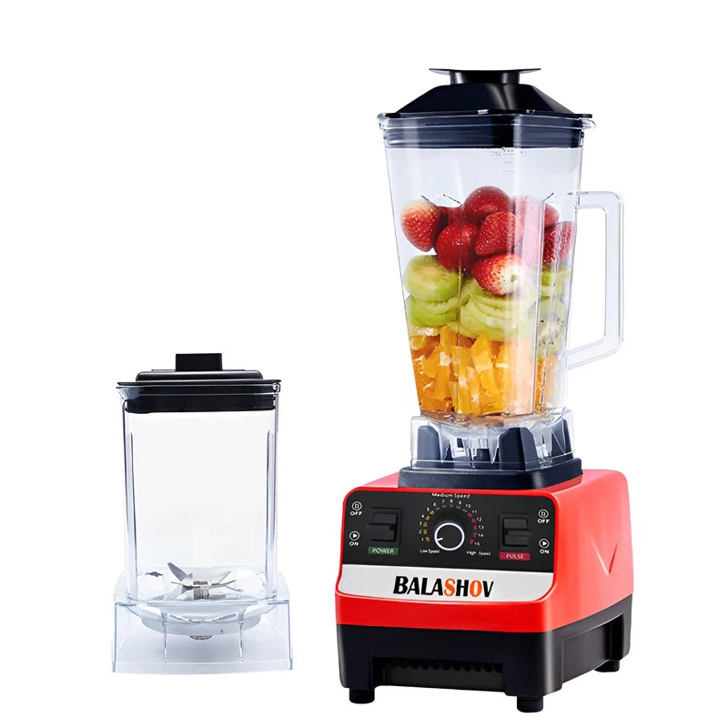 BPA-free 2000W Heavy Duty Commercial Blender Stationary Mixer Food Processor Ice Smoothies for Kitchen High Power Juicer Blender