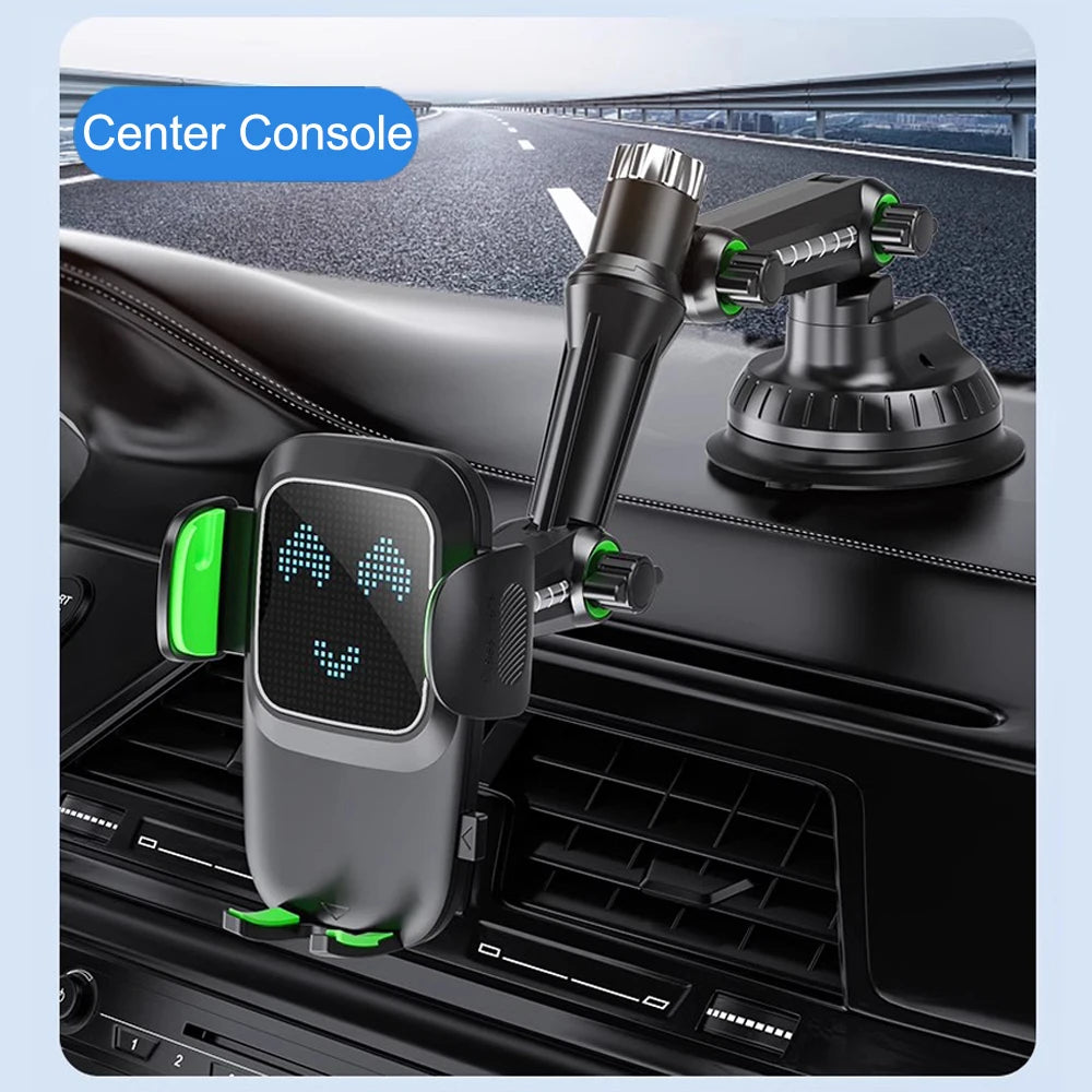 Suction Cup Car Phone Holder Mount for Windscreen, Dashboard and Windows with Sticky Gel Pad Compatibility