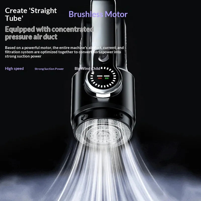 Wireless, one-button, high-power, portable car hoover cleaner vacuum cleaner large suction mini handheld vacuum cleaner