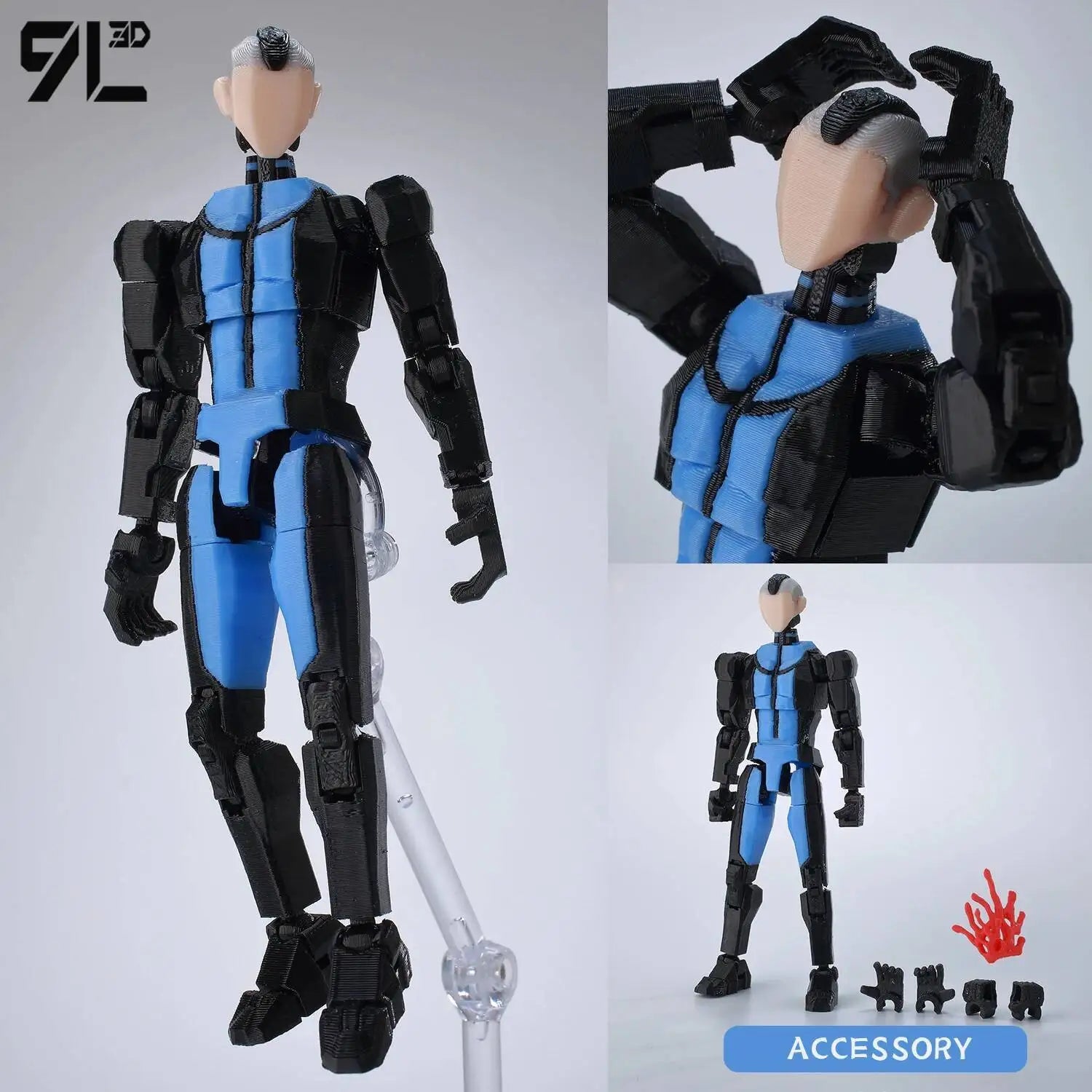 Superheroes Invincible 2.0 Anime Multi-Jointed Shapeshift Toys, Action Figures, Mannequin Model Ornaments, and Gifts Made with 9L3D Printing