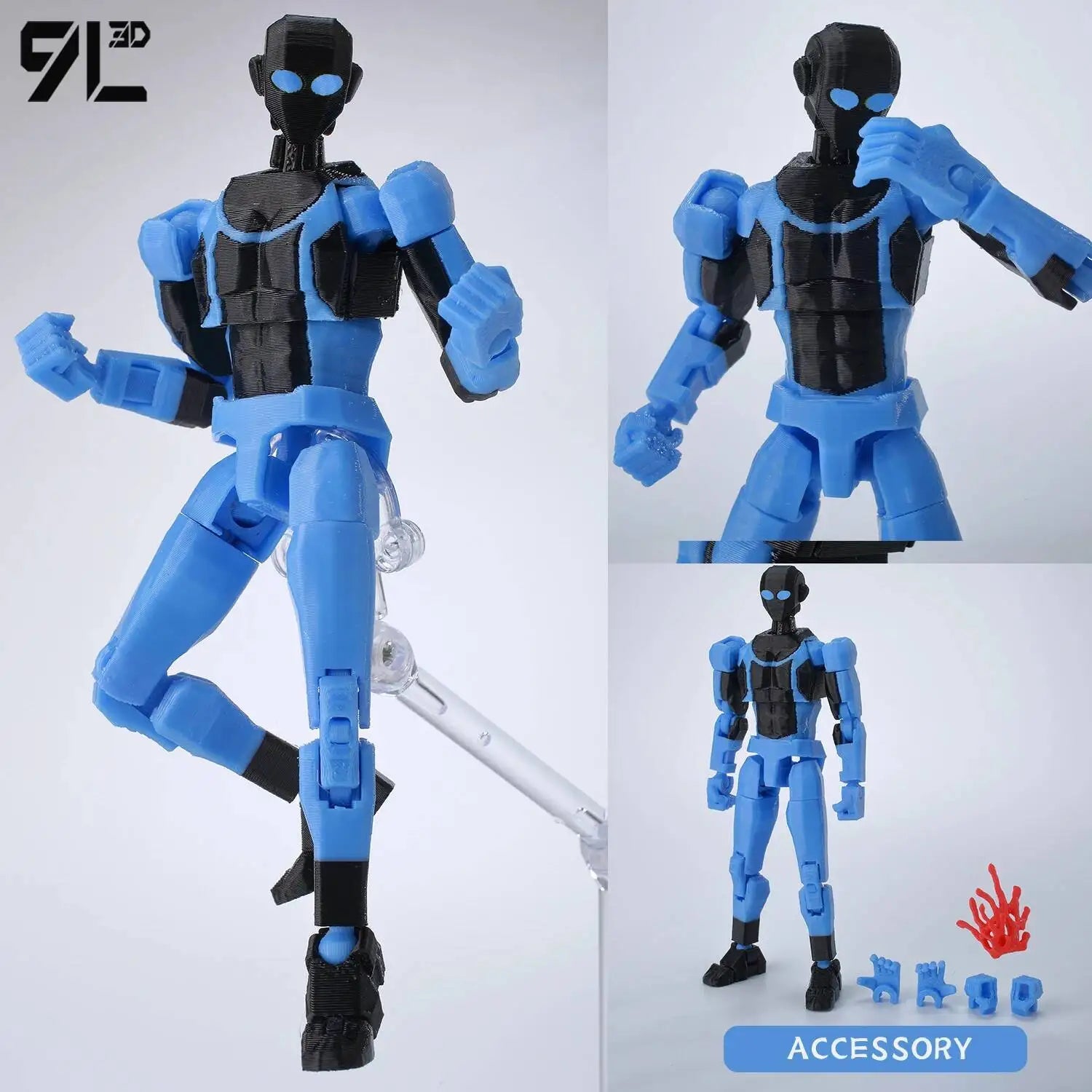 Superheroes Invincible 2.0 Anime Multi-Jointed Shapeshift Toys, Action Figures, Mannequin Model Ornaments, and Gifts Made with 9L3D Printing