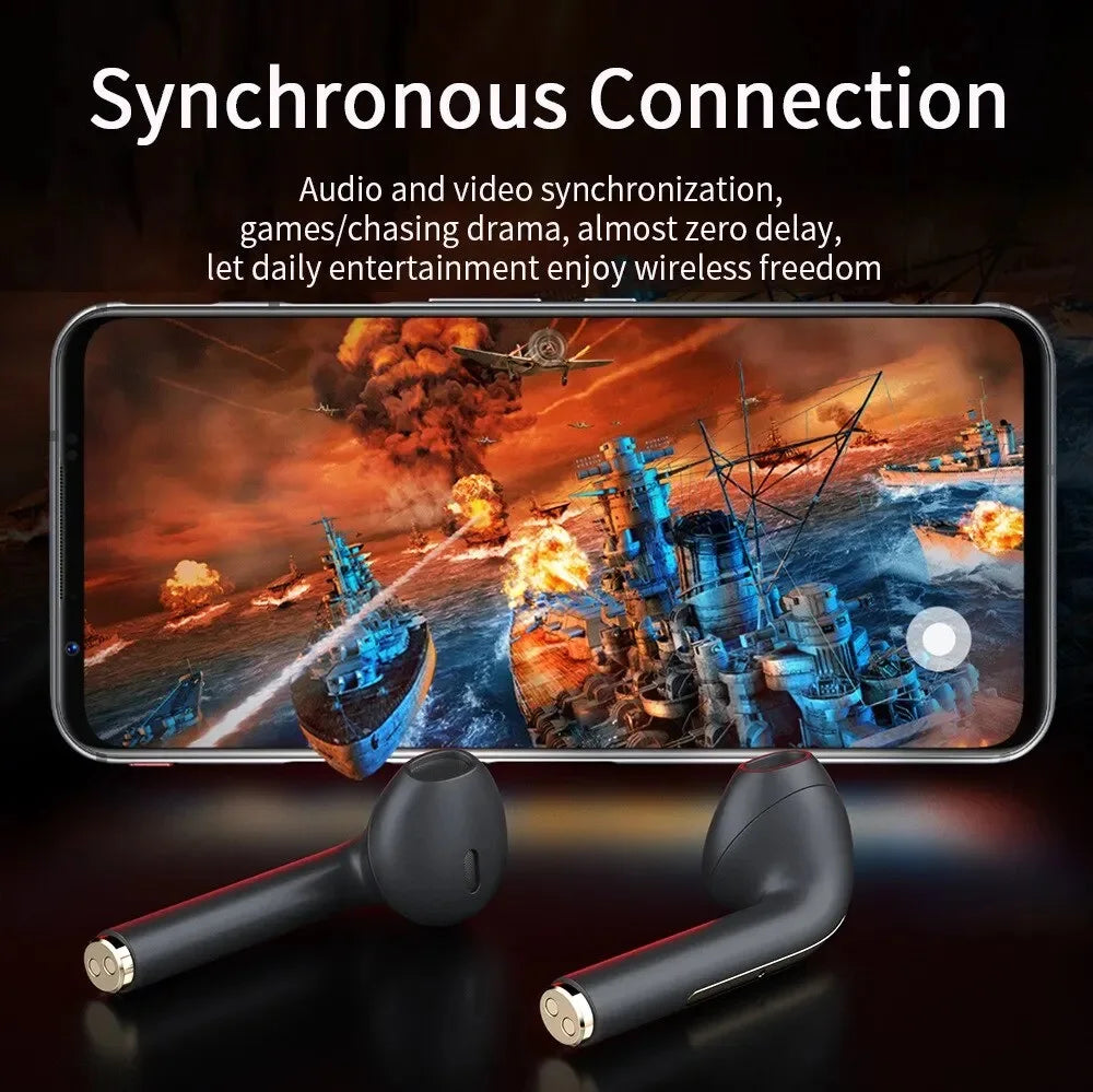 Wireless Bluetooth Earbuds – Noise-Cancelling Waterproof Earphones