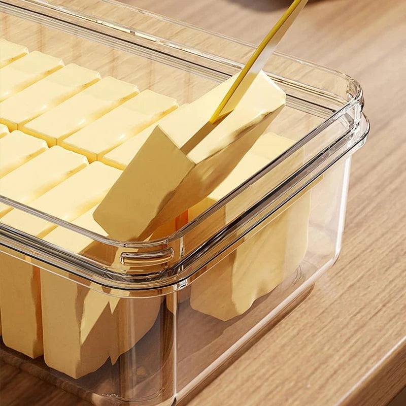 Clear Airtight Butter Cutter Slicer for Simple Cutting and Storage Butter Dish Butter Keeper
