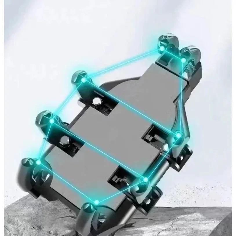 For motorcycles, scooters, ATVs, bicycles, e-bikes, and cell phones, VIKEFON Universal New Upgraded Eight Claws Mobile Phone Holder