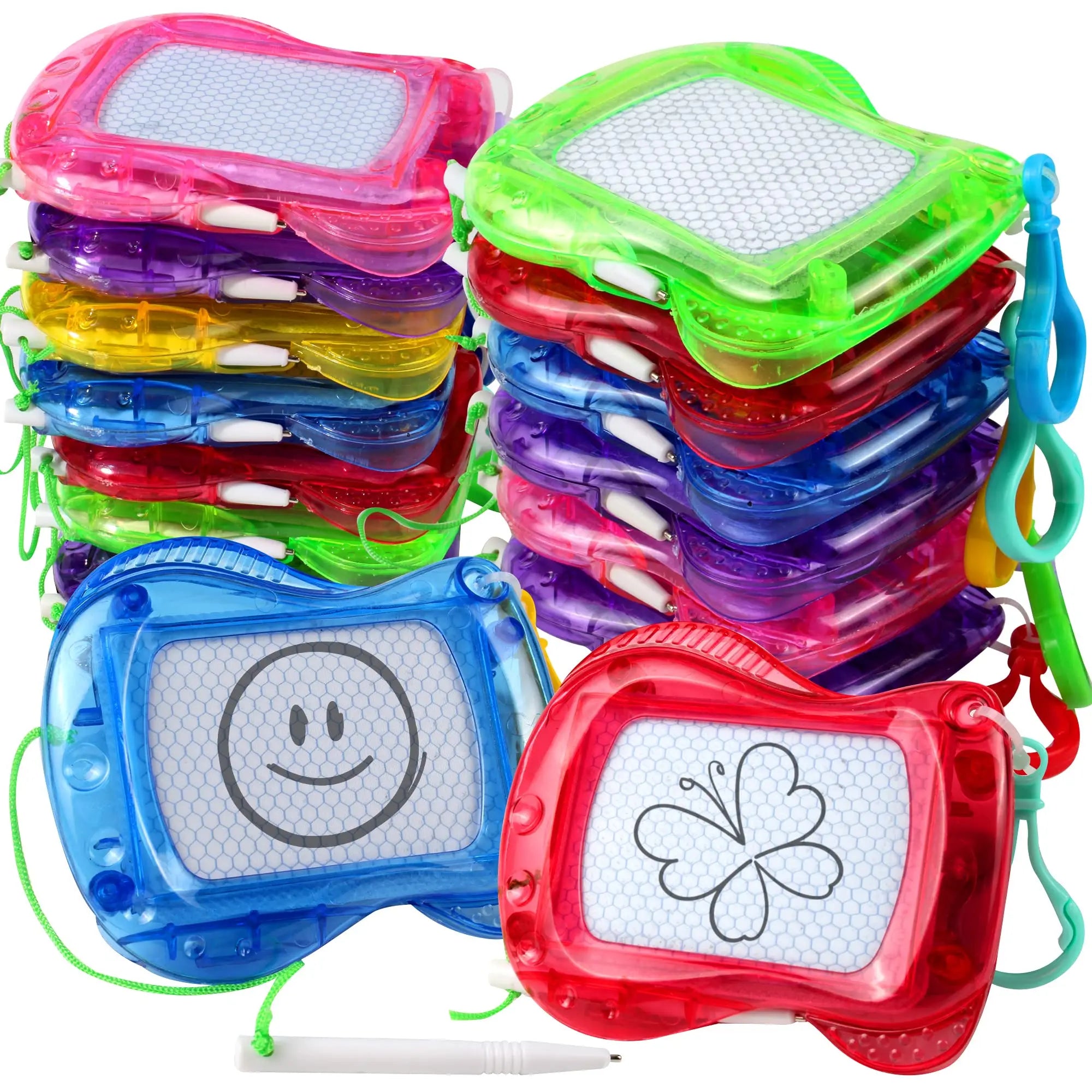 Children's drawing board, handwriting board, mini magnetic writing board, carabiner, lovely, adorable toy pendant