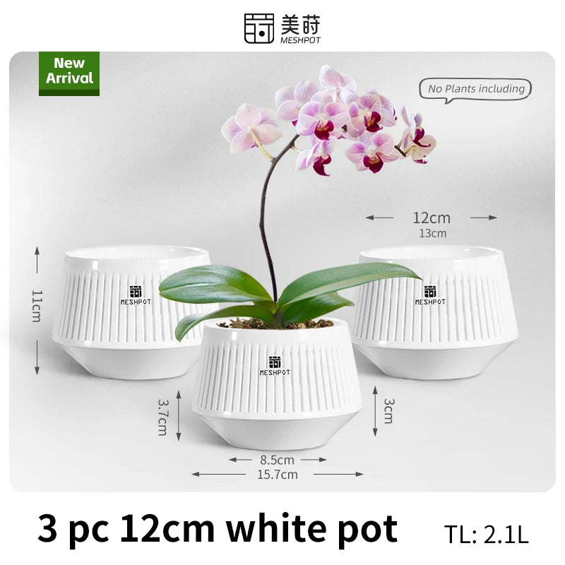 Orchid Meshpot with Holes African violet ornamental flower pots with adequate air circulation and air pruning