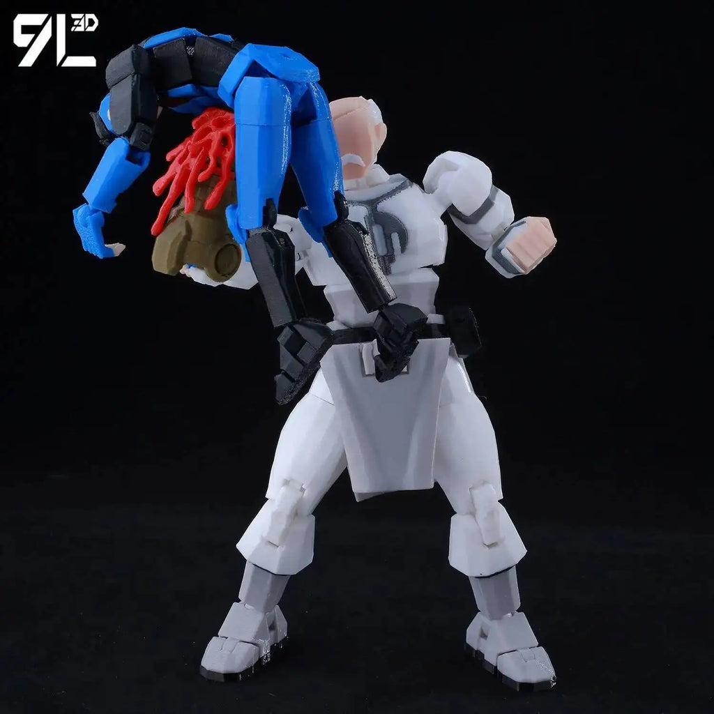 Superheroes Invincible 2.0 Anime Multi-Jointed Shapeshift Toys, Action Figures, Mannequin Model Ornaments, and Gifts Made with 9L3D Printing