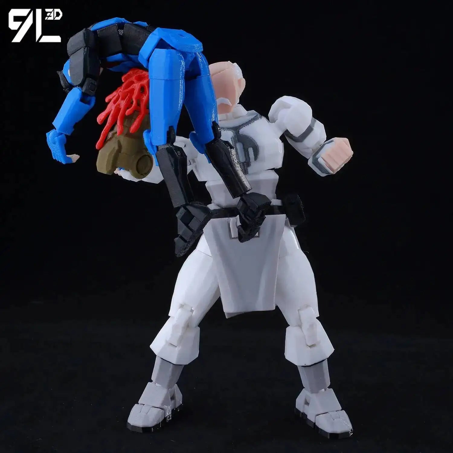 Superheroes Invincible 2.0 Anime Multi-Jointed Shapeshift Toys, Action Figures, Mannequin Model Ornaments, and Gifts Made with 9L3D Printing