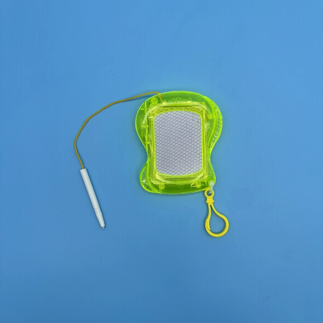 Children's drawing board, handwriting board, mini magnetic writing board, carabiner, lovely, adorable toy pendant