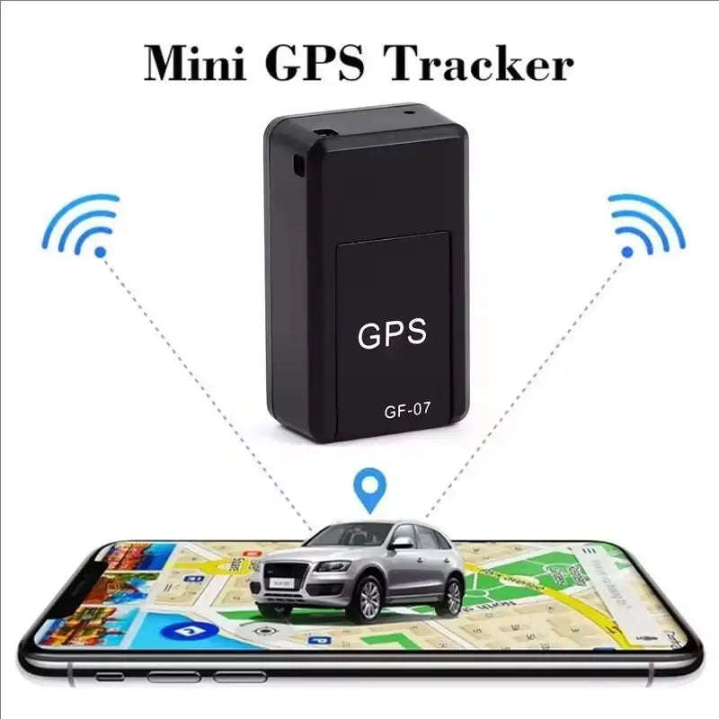 GPS Position App for Motorcycles, Cars, and Magnetic Vehicle Trackers for Pets, Children, and the Elderly Gf07 Mini Tracking Locator